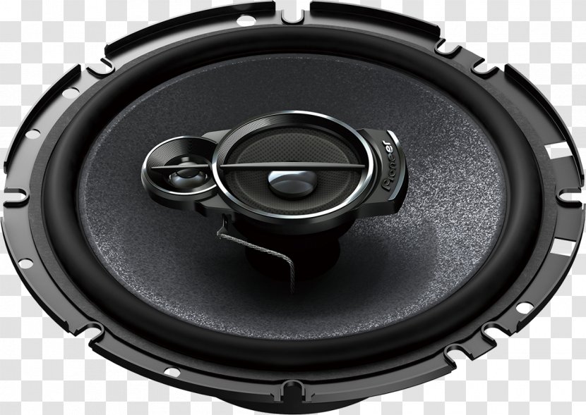 Pioneer 3 Way Coaxial Car Speaker - Hardware - Black, 350W (TS A1733i) Loudspeaker Vehicle AudioCar Transparent PNG