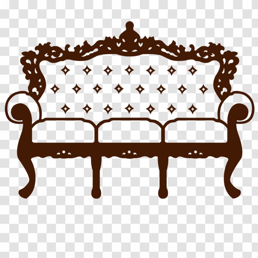 Antique Furniture Chair Vintage Clothing - Hand-painted European-style Sofa Transparent PNG