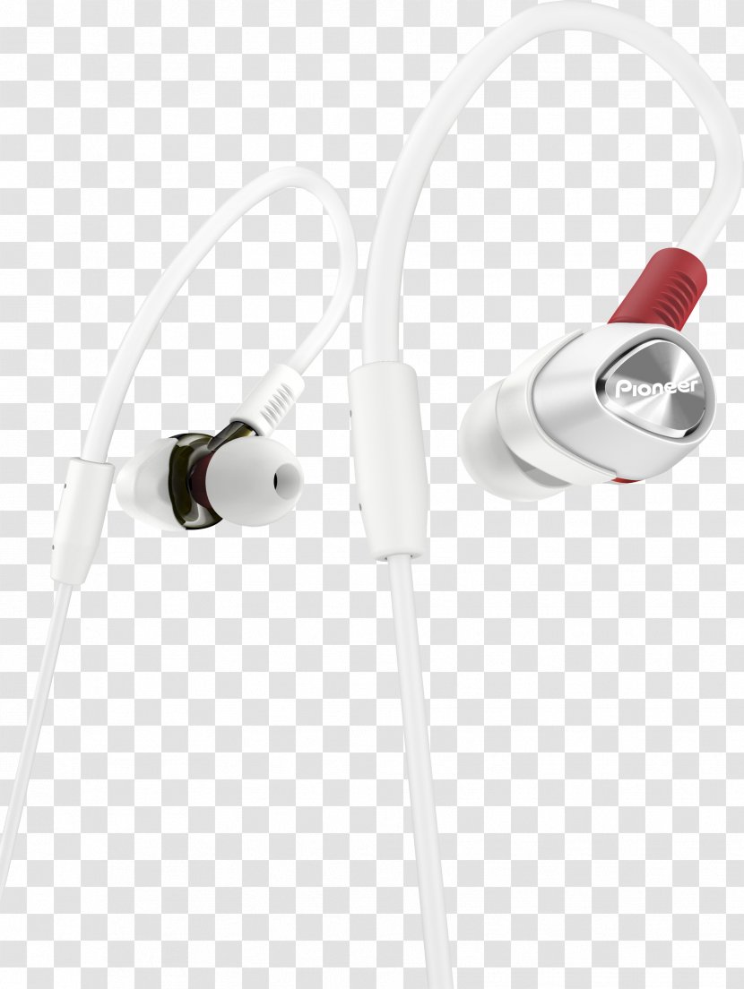 Pioneer DJE-2000 Headphones Microphone Disc Jockey HDJ-2000 - Dje1500 - White Transparent PNG