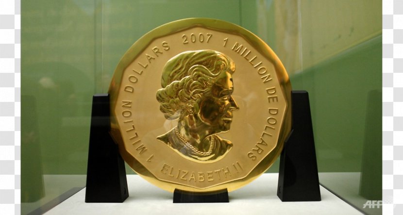 Bode Museum Big Maple Leaf Gold Coin Canadian - Theft Transparent PNG