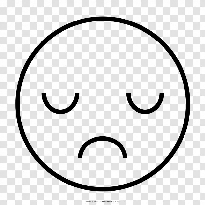 Smiley Emoticon Drawing Coloring Book - Monochrome Photography Transparent PNG