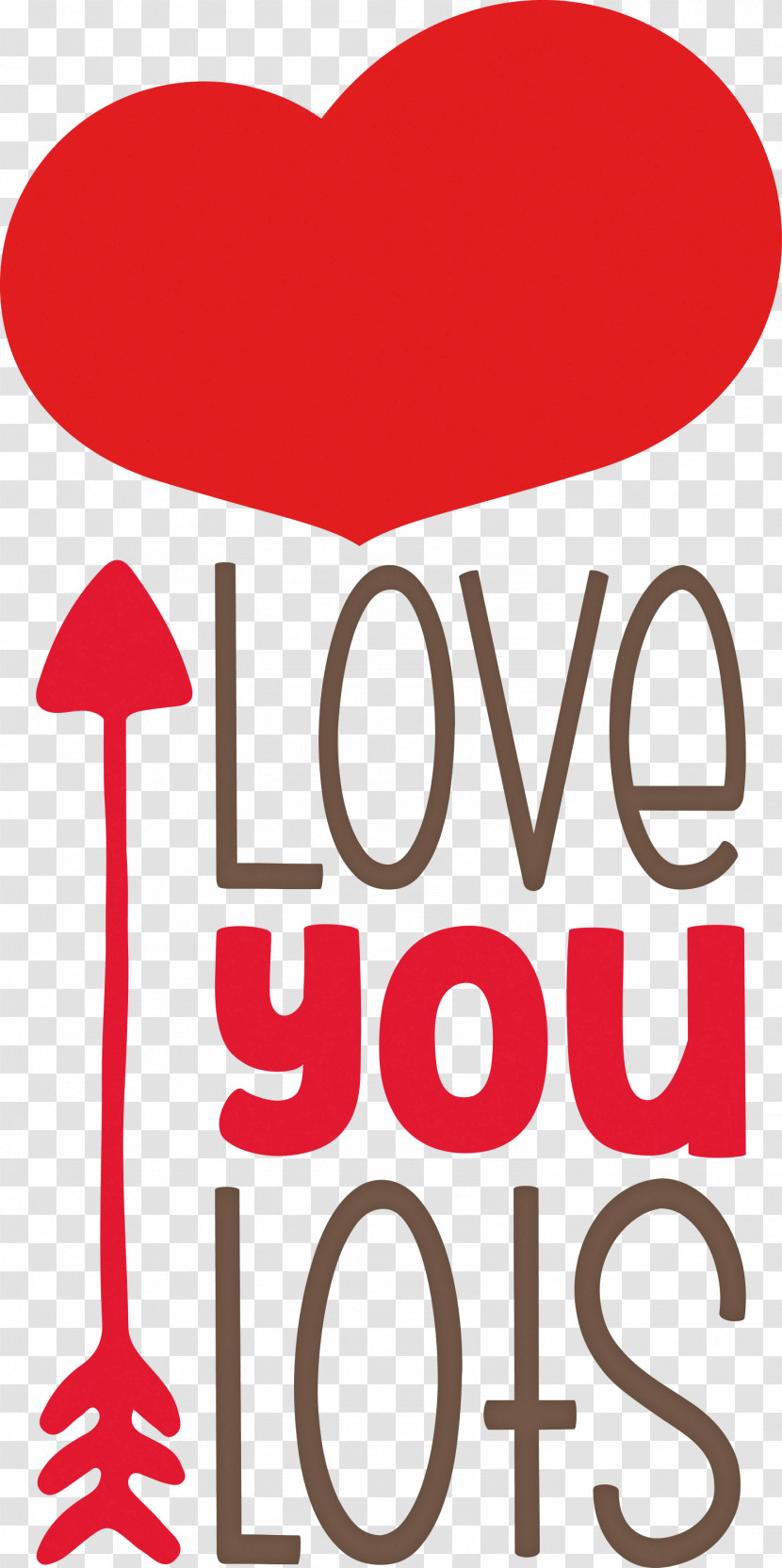 Love You Lots Valentines Day Valentine Transparent PNG