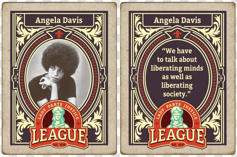 Angela Davis Font - Brand - Lady Justice Transparent PNG