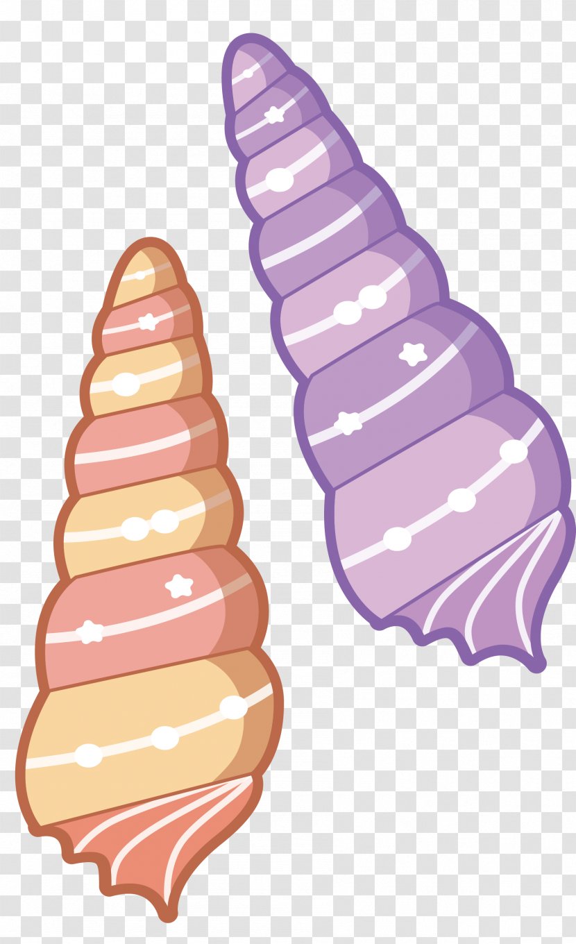 Seashell Conch - Purple - Color Slender Transparent PNG