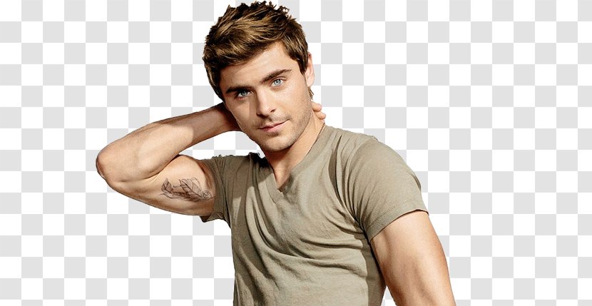 Zac Efron Matt Brody The Lucky One Tattoo High School Musical - Flower Transparent PNG