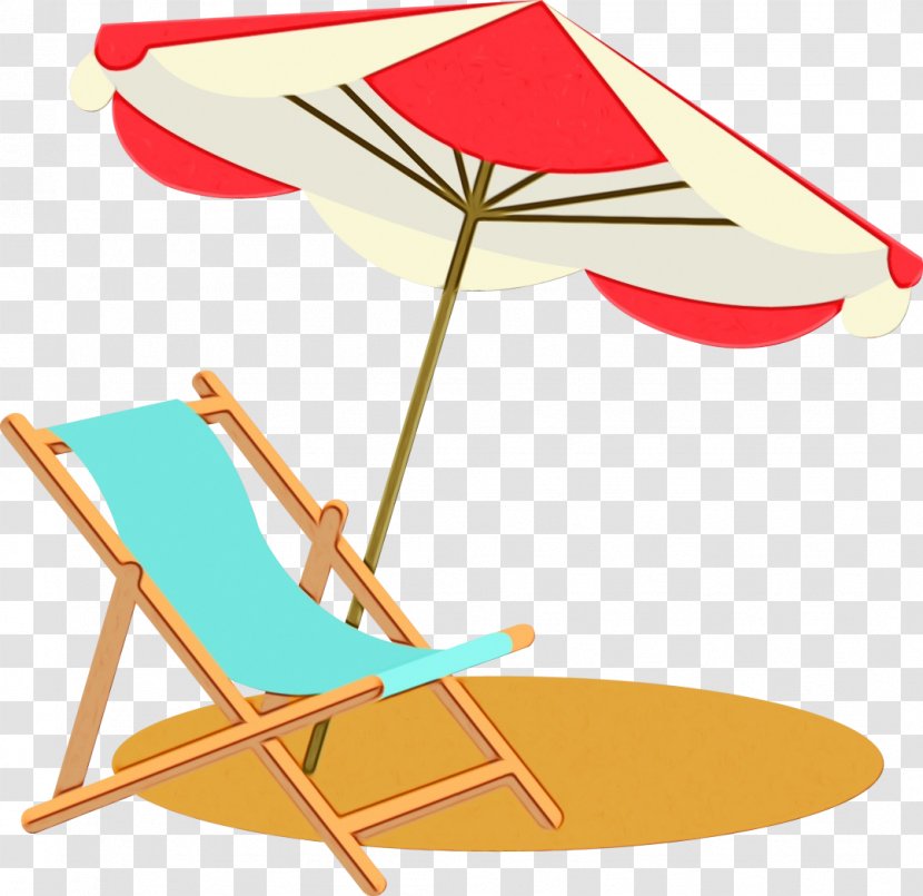 Watercolor Garden - Furniture - Folding Chair Transparent PNG