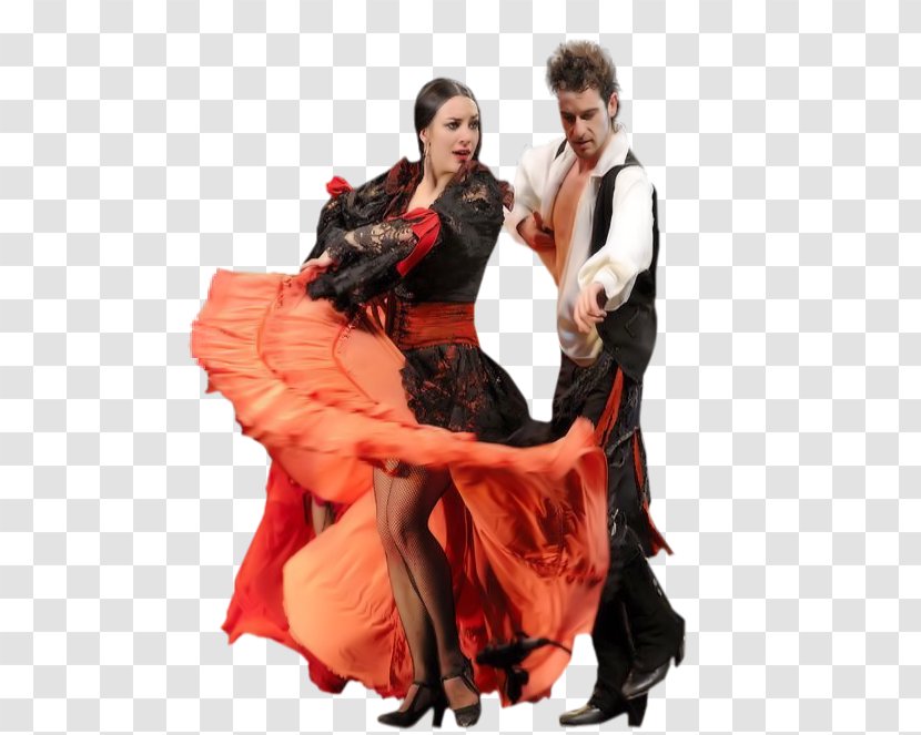 Flamenco Dance Dress Transparent PNG