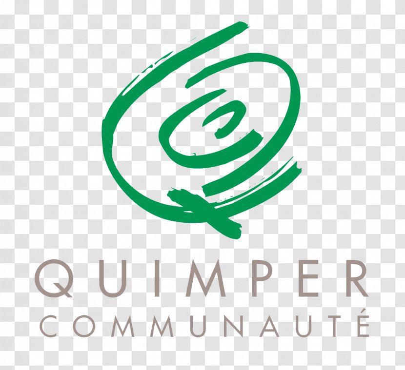 Logo Quimper Brand Product Trademark - Green - Text Transparent PNG