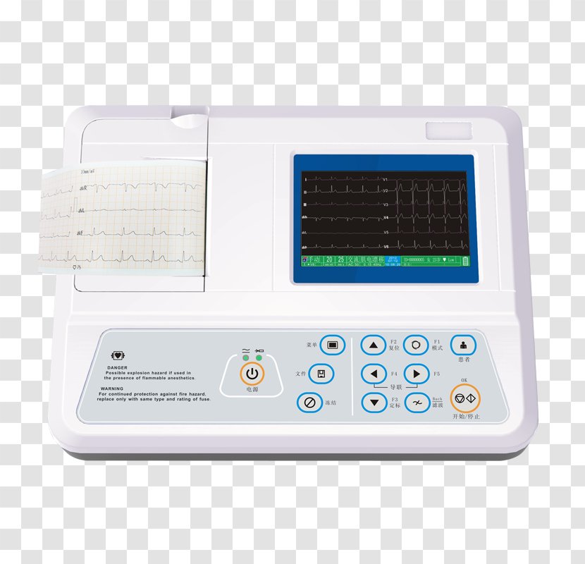 Electrocardiography Medicine Medical Equipment Monitoring Cardiology - Pulse - Cardiograph Transparent PNG