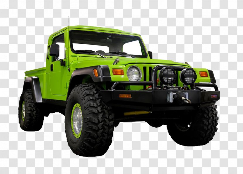 2012 Jeep Wrangler 2005 Car Sport Utility Vehicle - Pickup Truck - Green HD Clips Transparent PNG