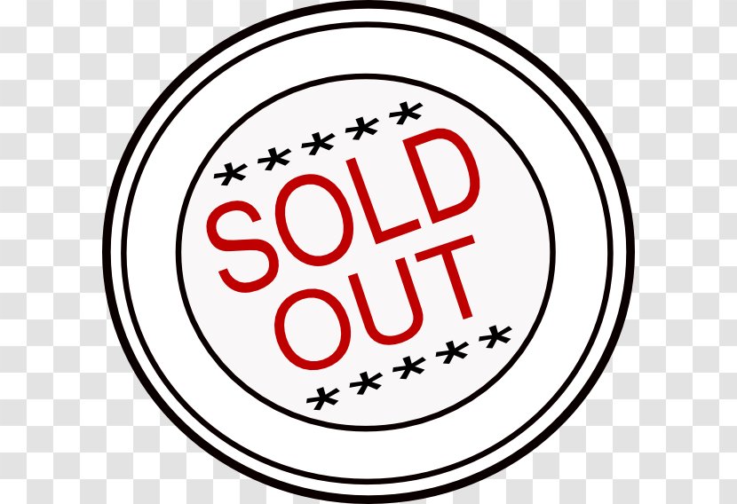 Sales Clip Art - SOLD OUT Transparent PNG