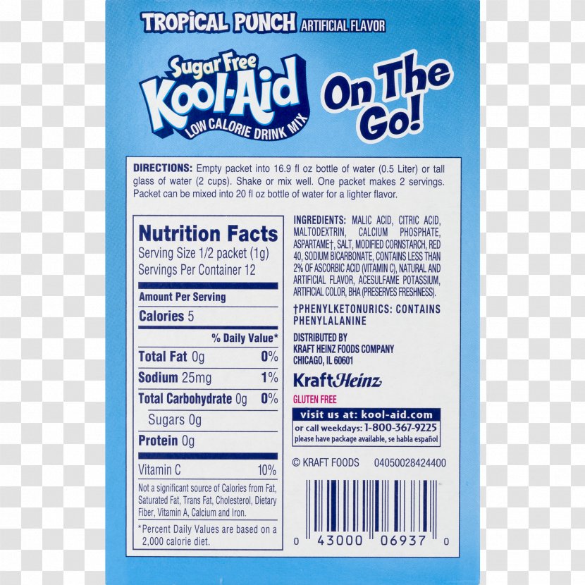 Kool-Aid Drink Mix Punch Household Cleaning Supply - Koolaid Transparent PNG