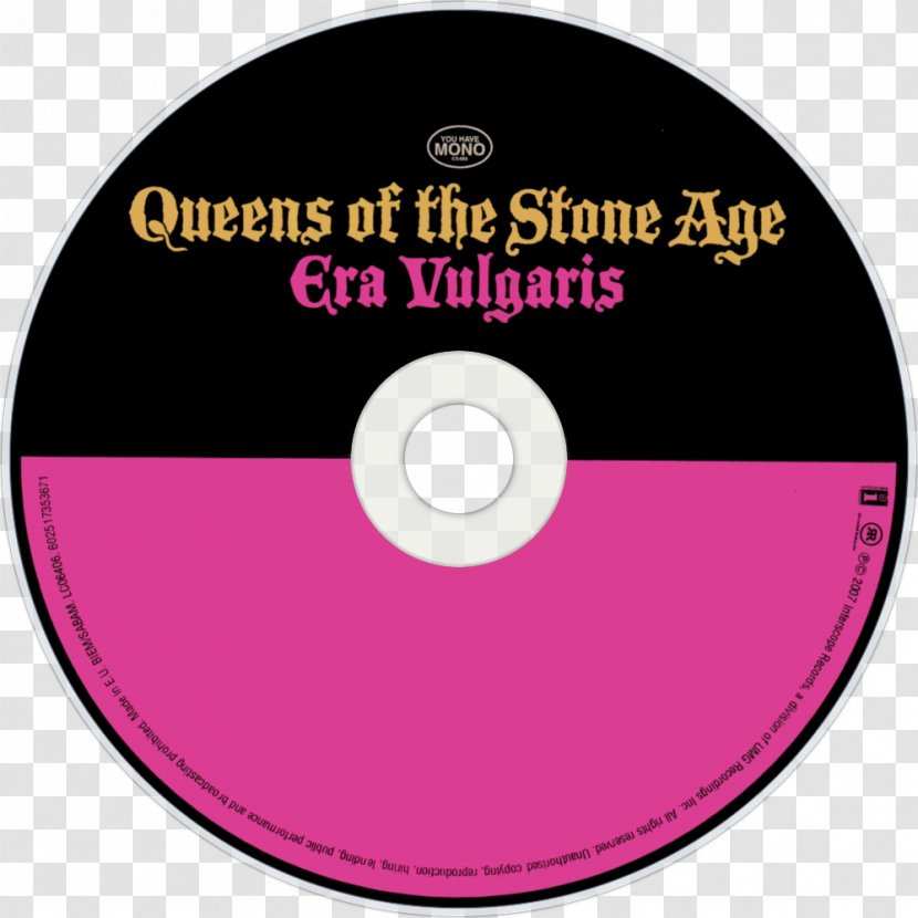 Compact Disc Queens Of The Stone Age Era Vulgaris Album - Technology Transparent PNG