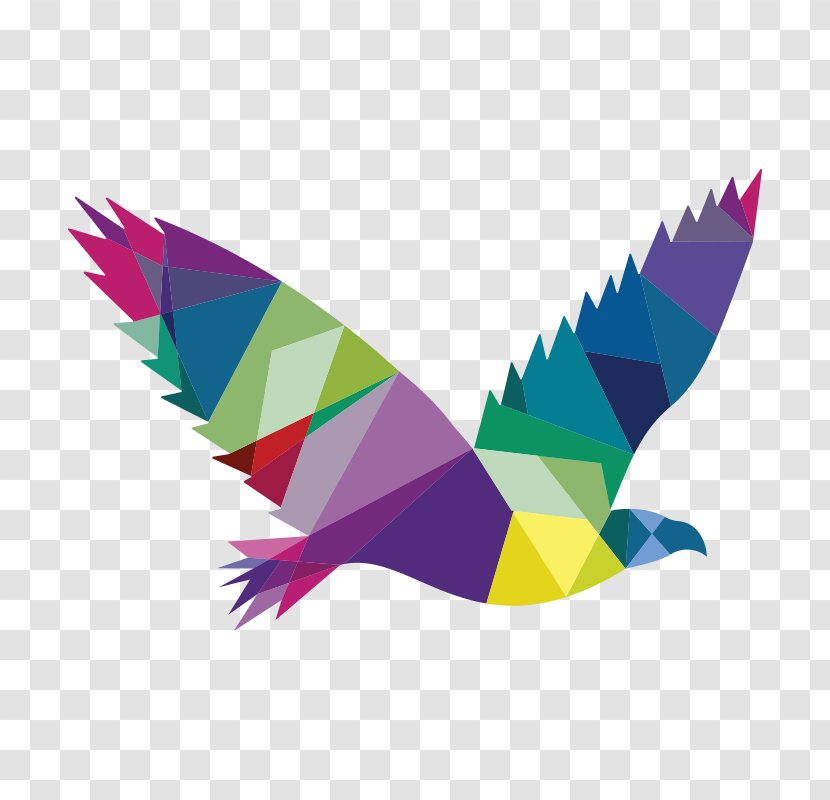 Bird Cartoon - Feather - Origami Transparent PNG