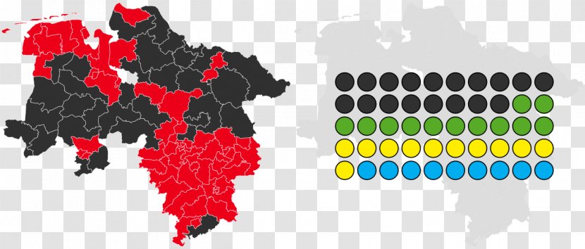 Lower Saxony State Election, 2017 States Of Germany 2013 - World Transparent PNG