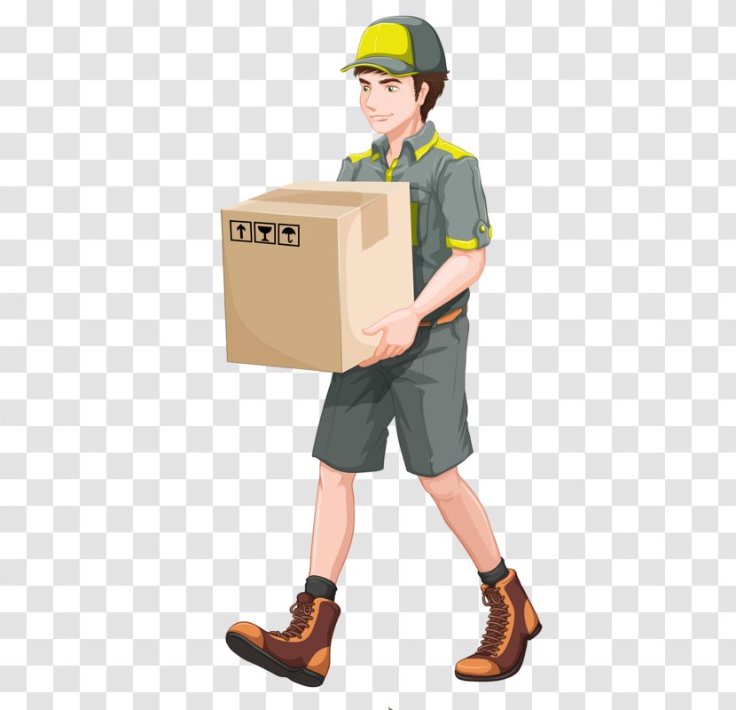 Cartoon Stock Photography - Construction Worker - Delivery Person Transparent PNG