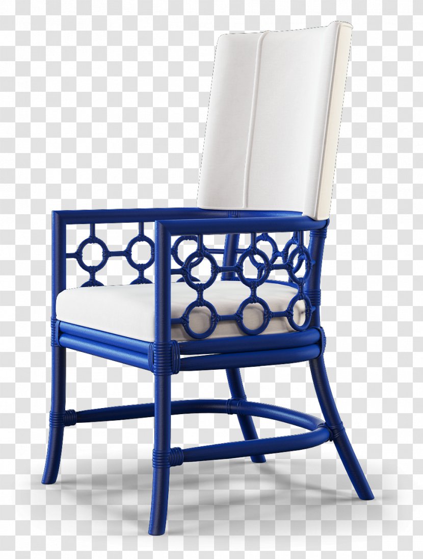 Chair Cobalt Blue Armrest - Garden Furniture Transparent PNG