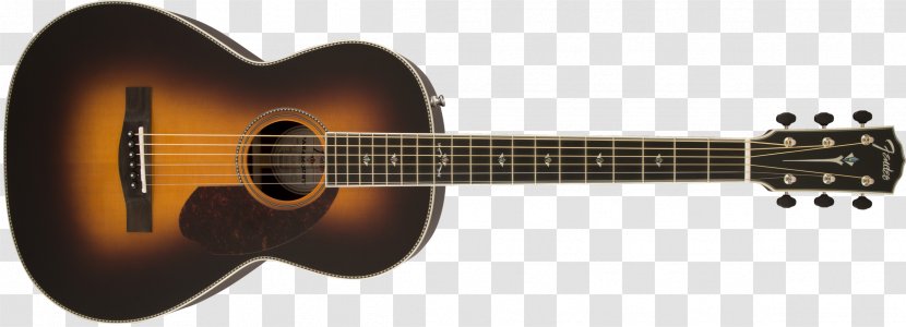 Fender Paramount Series PM-2 Standard Musical Instruments Corporation Acoustic Guitar Parlor - Heart Transparent PNG