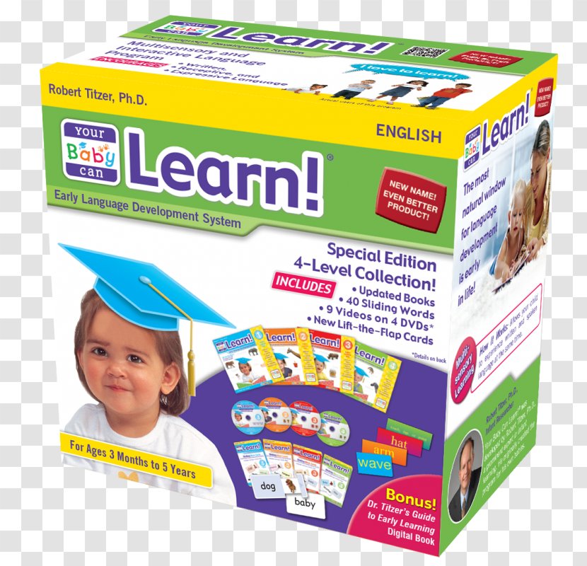 Your Baby Can Read Learning Infant Child Education - Learn Eng Transparent PNG