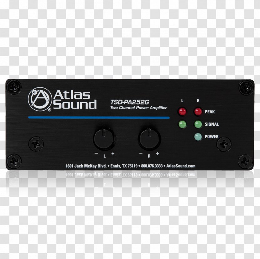 Audio Power Amplifier Electronics Sound - Receiver Transparent PNG