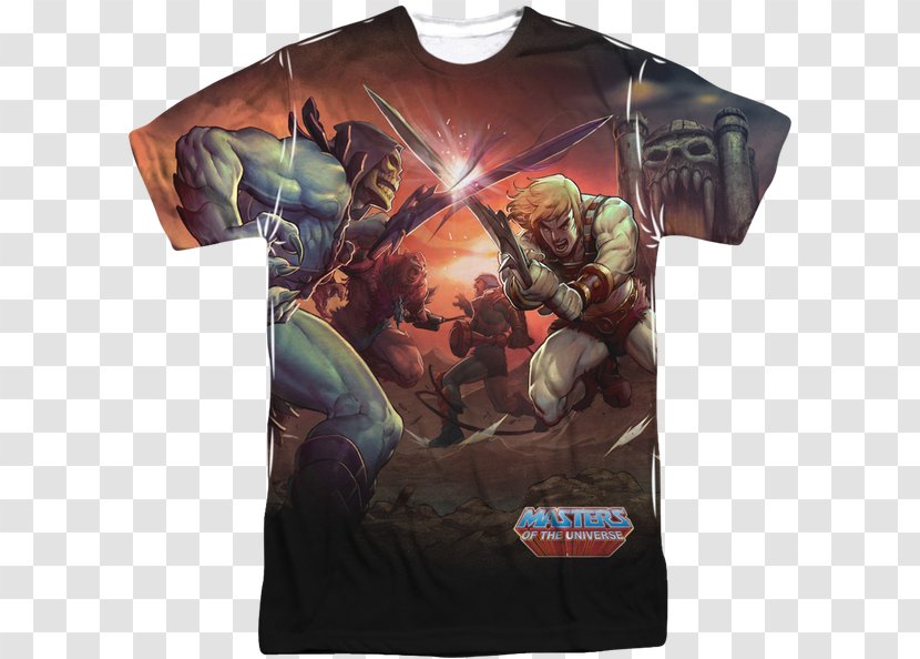 T-shirt He-Man Skeletor Battle Cat She-Ra - Heman Transparent PNG