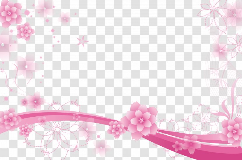 Pink Background - Graphic Arts - Designer Transparent PNG