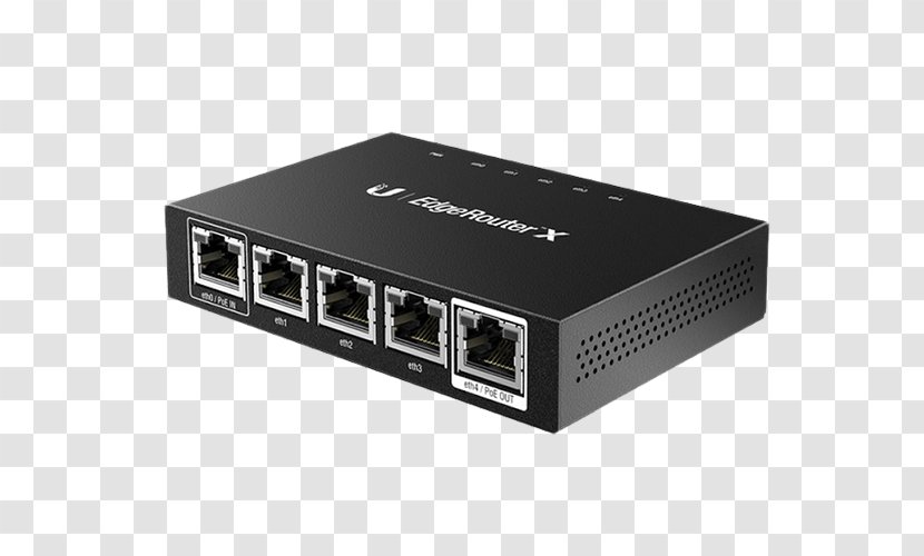 Ubiquiti Networks EdgeRouter X Power Over Ethernet Lite - Small Formfactor Pluggable Transceiver - Router Edge Transparent PNG