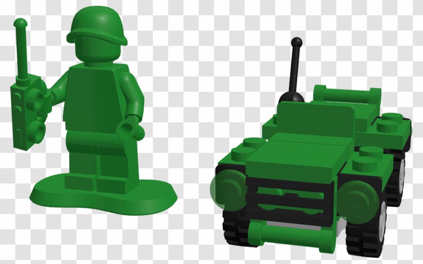 Army Men Green Plastic - Vehicle Transparent PNG