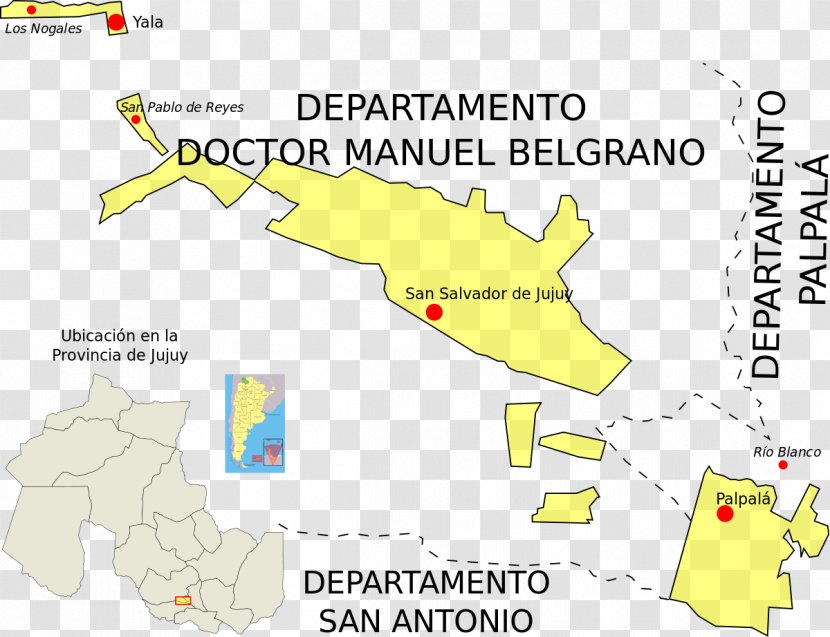 Didysis Chuchujus Palpalá Department Ciudad Perico Yala - Map Transparent PNG