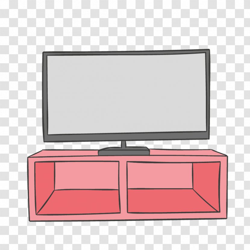 Television Drawing Cartoon - Rectangle - Hand-painted TV Transparent PNG