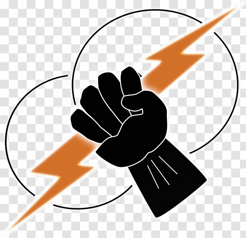 Hand Finger Line Gesture Thumb - Glove Transparent PNG