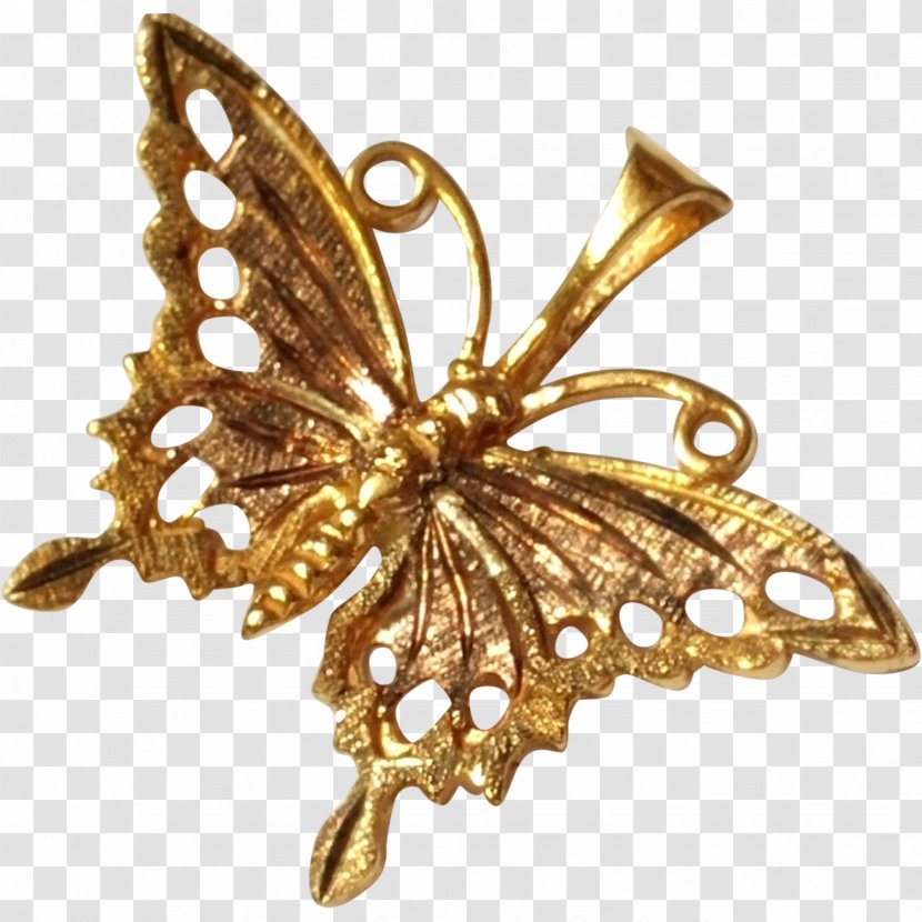 Brooch Gold 01504 Body Jewellery Moth - Insect Transparent PNG