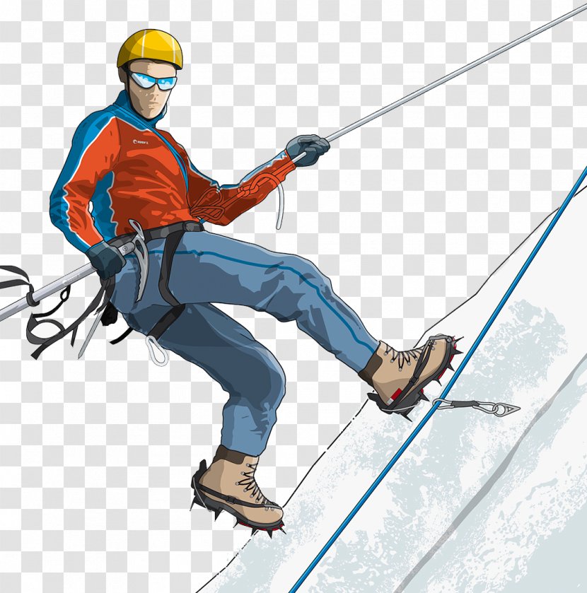 Climbing Mountaineering Snow - Ski Equipment - Mountain Transparent PNG