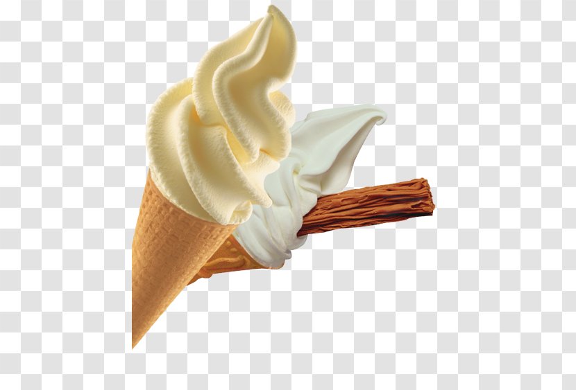 Ice Cream Cones Waffle Dame Blanche - Dairy Product Transparent PNG