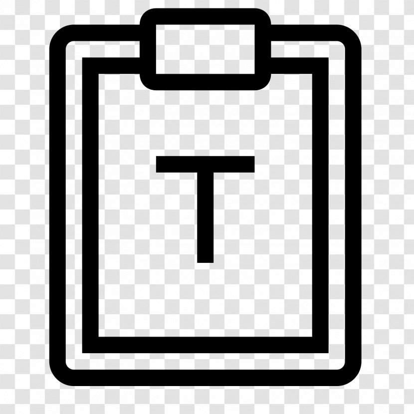 Bristow Middle School Clipboard Business - Sign - Icon Txt Transparent PNG