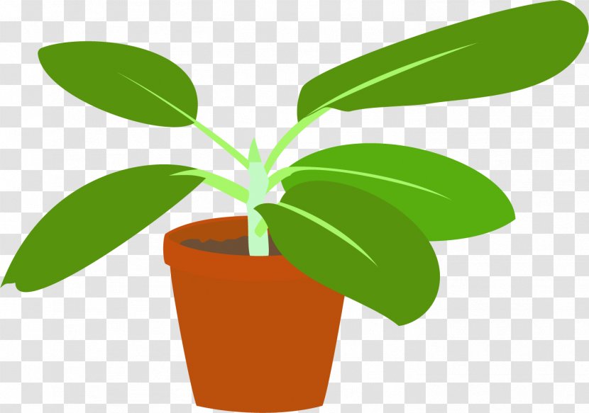 Leaf Flowerpot Plant Stem Clip Art Transparent PNG