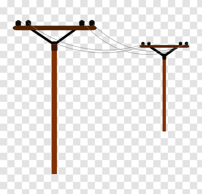 Utility Pole Public Electricity Clip Art - Lighting - Telephone Transparent PNG