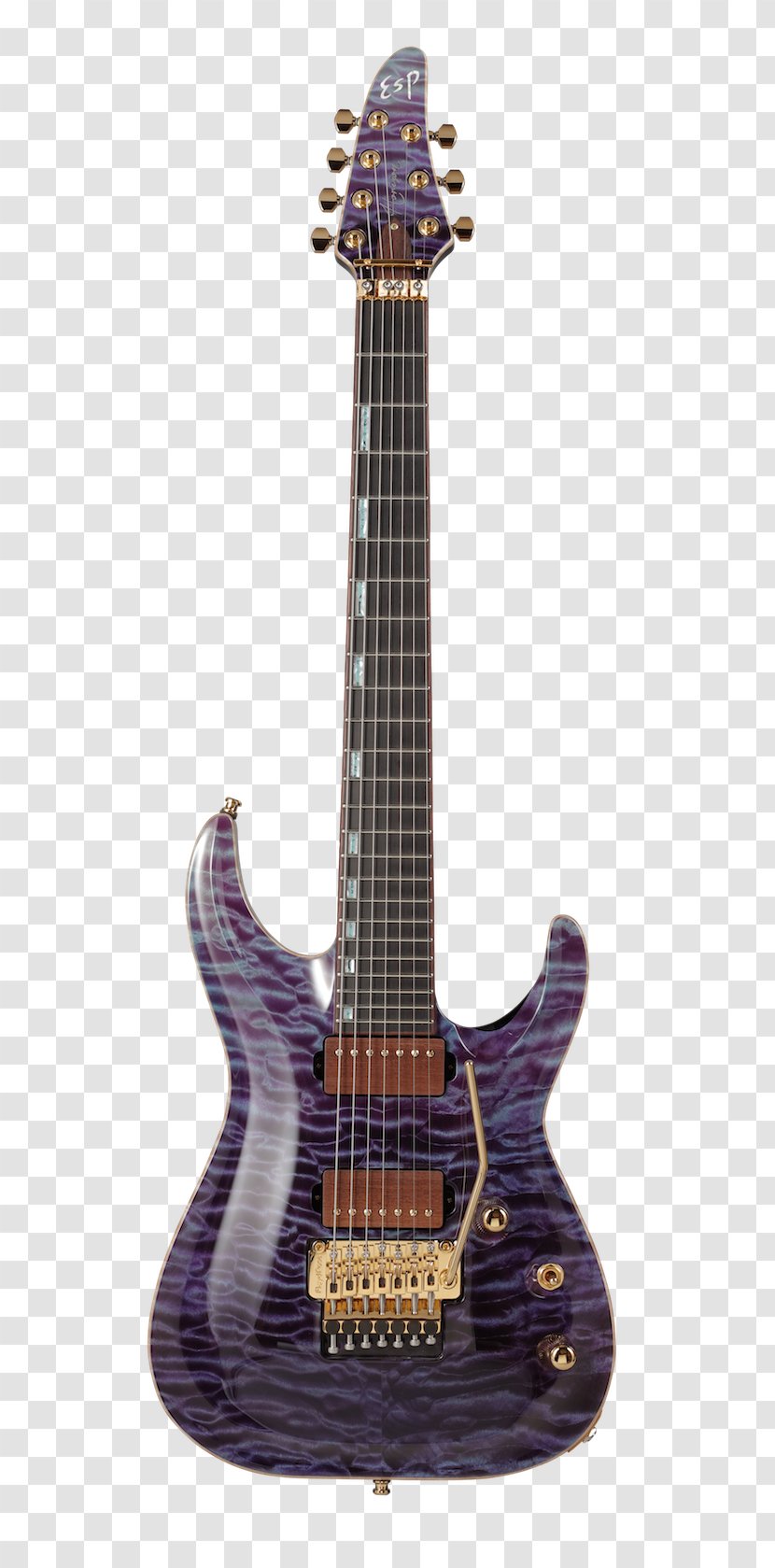 ESP LTD EC-1000 Kirk Hammett Guitars Electric Guitar - String Instrument Transparent PNG