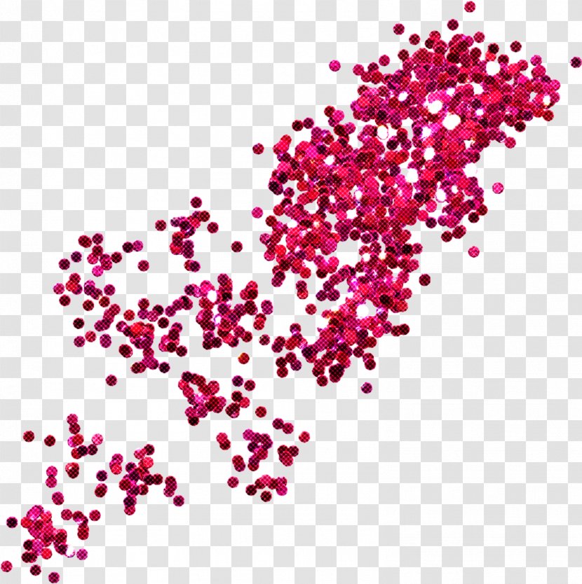 Pink Magenta Violet Heart Plant - Confetti Transparent PNG