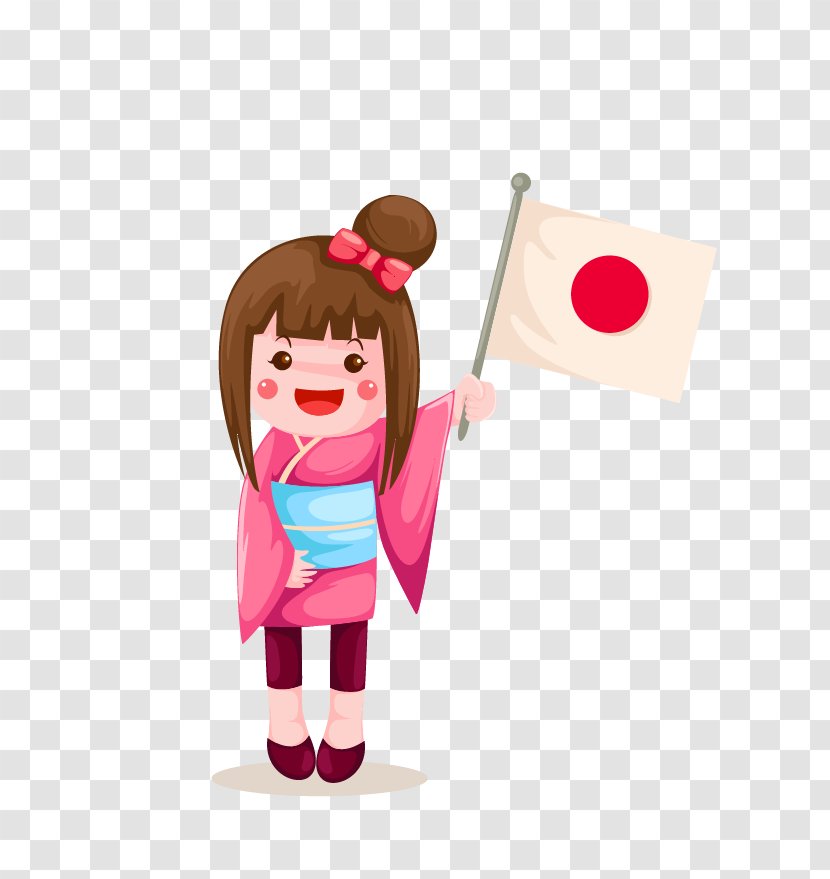 Flag Of Japan National Clip Art - Fictional Character Transparent PNG