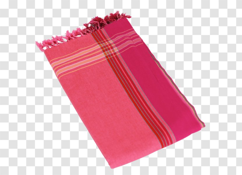 Towel Kikoi Asai Entito Pareo Textile - Red - Pagne Traditionnel Transparent PNG