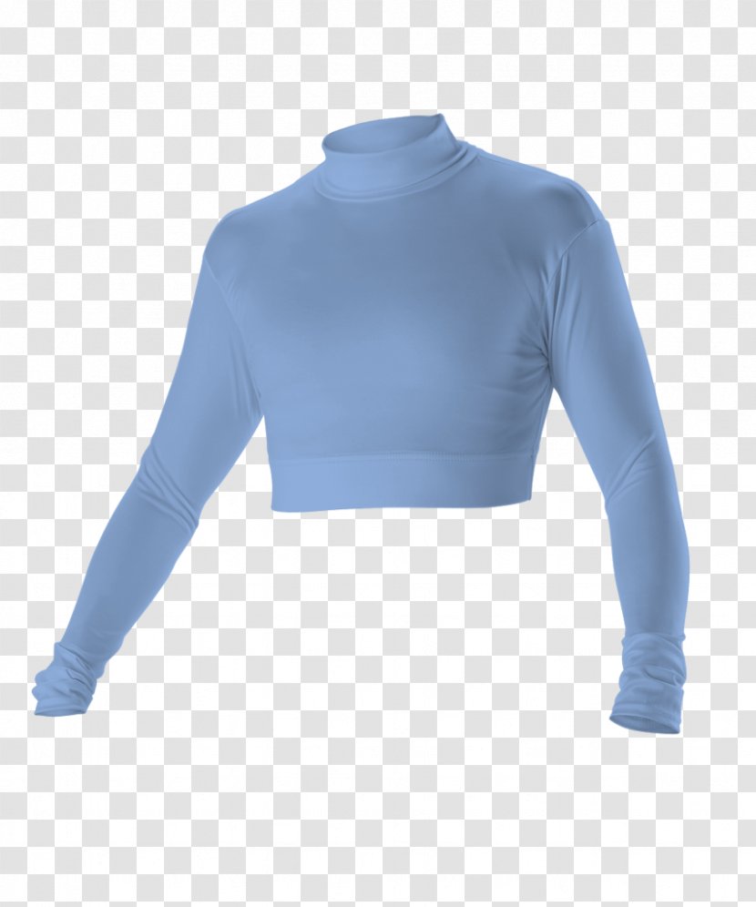 Crop Top Shirt Clothing Cheerleading Sleeve - Frame - Blue Cheer Uniforms Transparent PNG