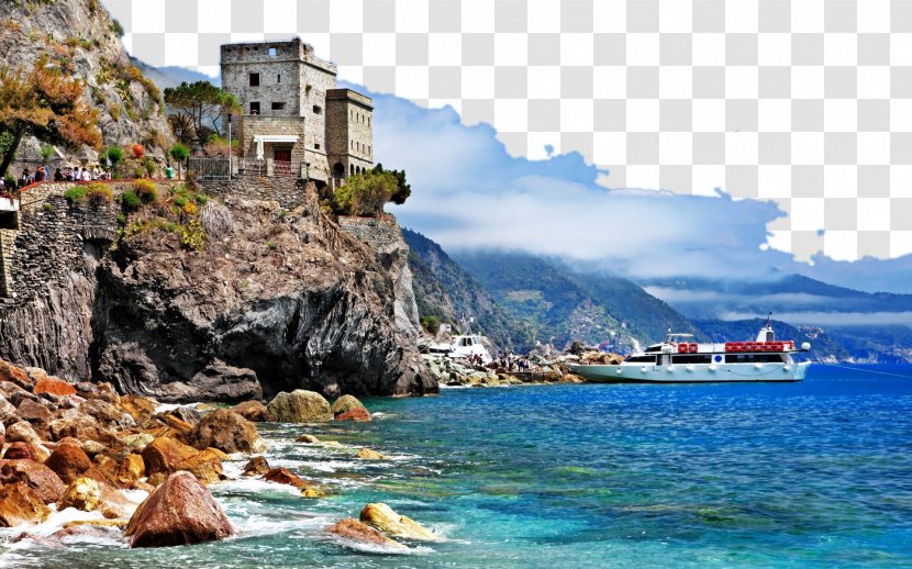 High-definition Television 1080p Video Display Resolution Wallpaper - Tourism - Italy Cinque Terre Six Transparent PNG