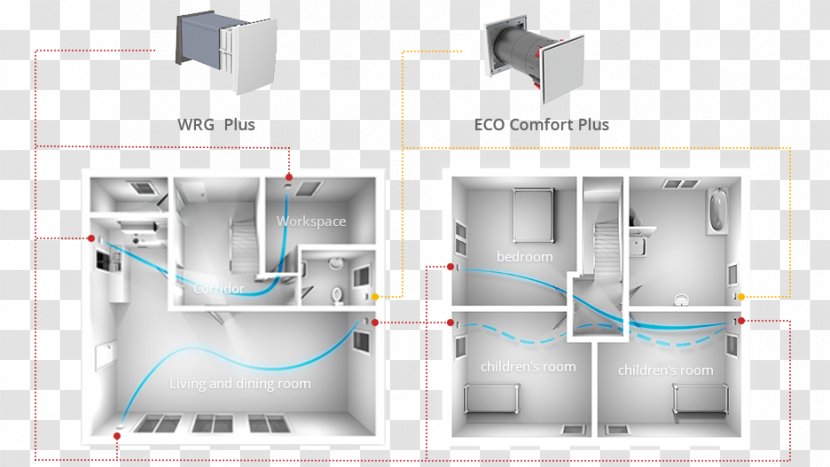 Heat Recovery Ventilation Window Air Handler - Fan - Residential Structure Transparent PNG