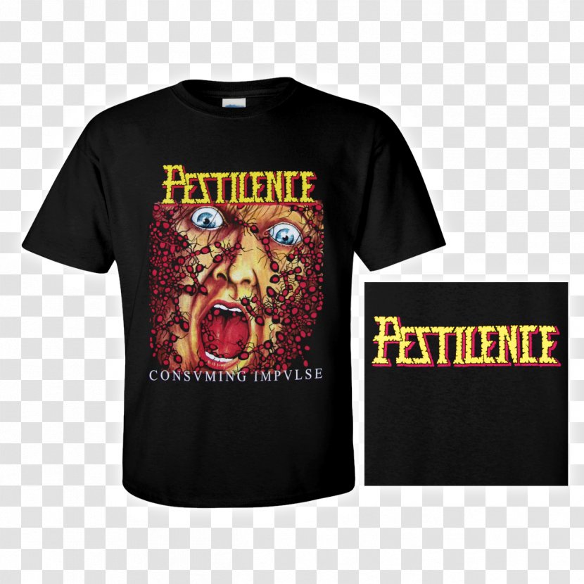 T-shirt Pestilence Consuming Impulse Death Metal Spheres - Sleeve Transparent PNG