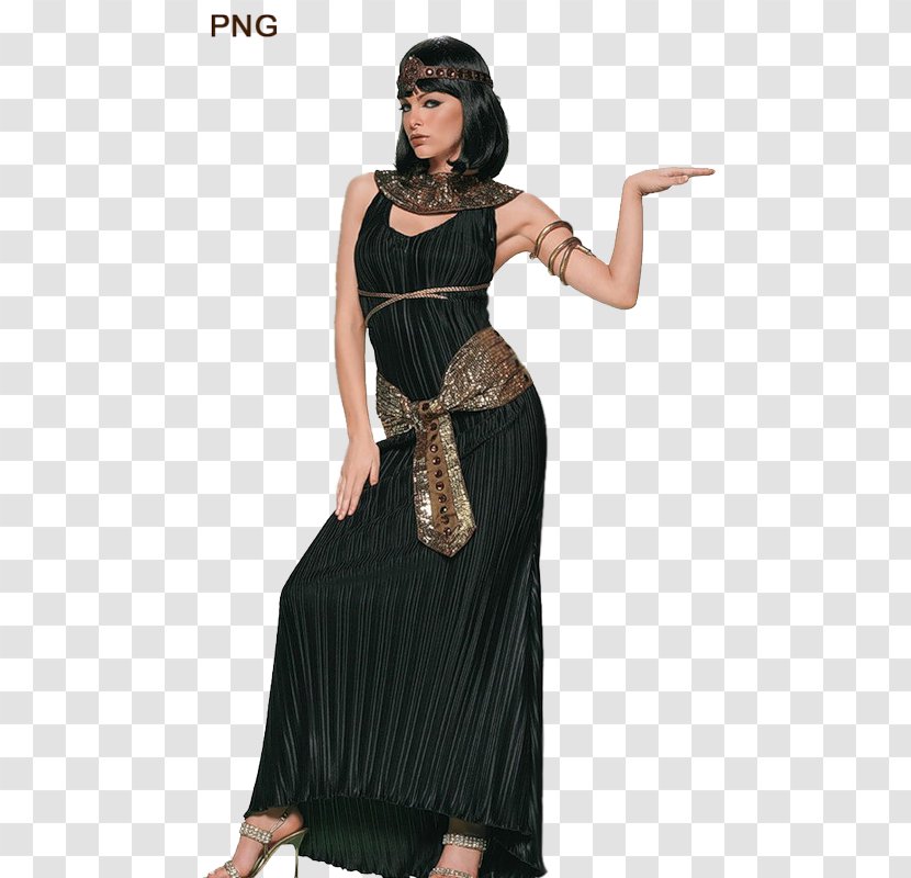 Cleopatra Costume Party Clothing Dress - Halloween Transparent PNG