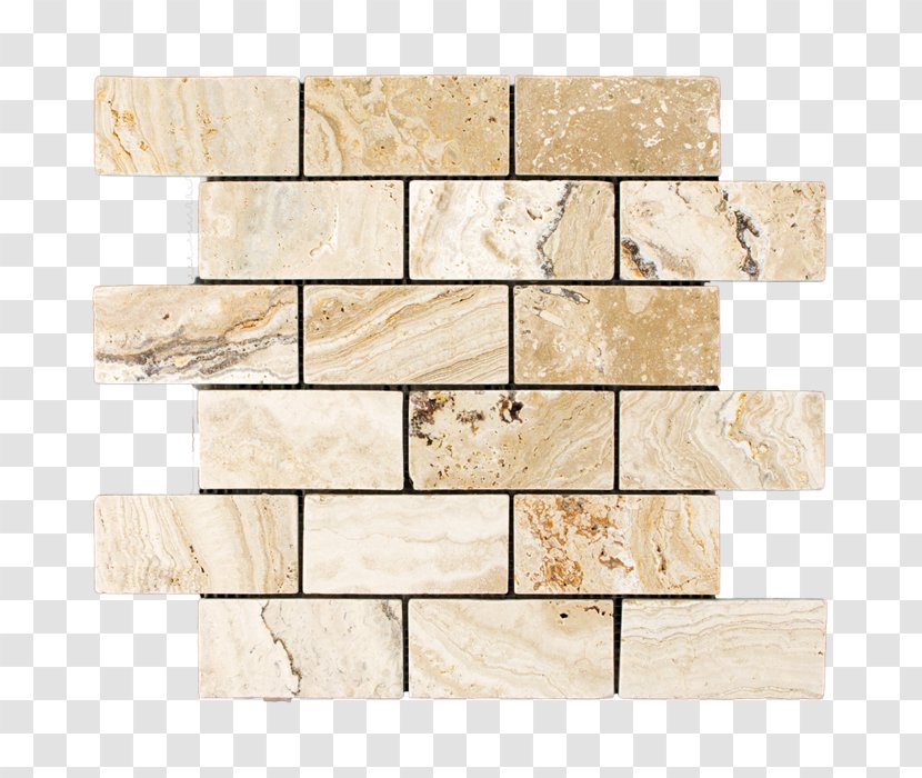 Marble Tile Mosaic Travertine Wall - Stone Transparent PNG