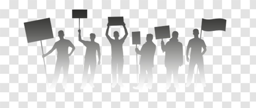 Hindi - Black And White - Protest Transparent PNG