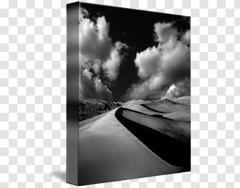 Black And White Paper Photography Gallery Wrap - Dune - Blur Transparent PNG