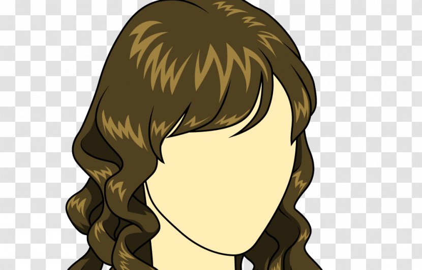 Hairstyle Drawing Long Hair Coloring - Silhouette - Draw Transparent PNG